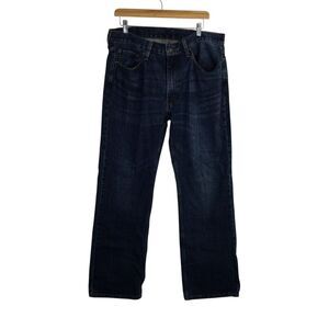 Levi's 527 Mens Slim Leg Jeans Dark Wash Blue Size 36X32